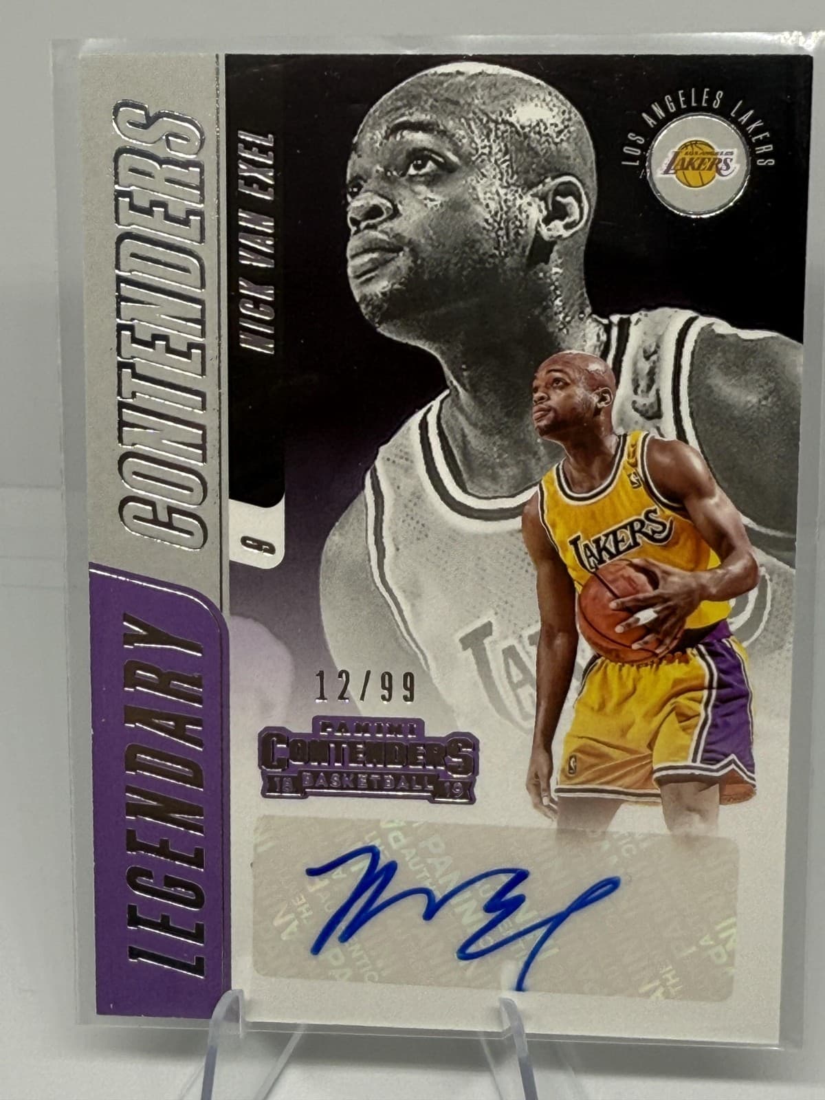 18-19 Contenders Nick Van Exel Legendary Auto /99
