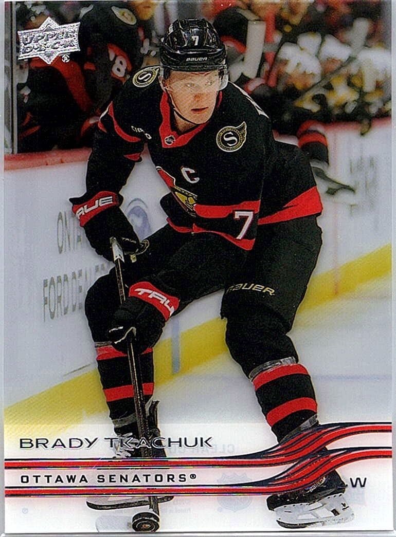 2025-26 Upper Deck #121 Brady Tkachuk Clear Cut