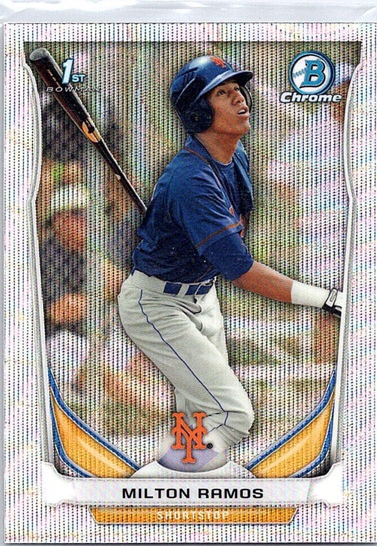 2014 Bowman Draft #CDP84 Milton Ramos Chrome Silver Wave Refractors #/25