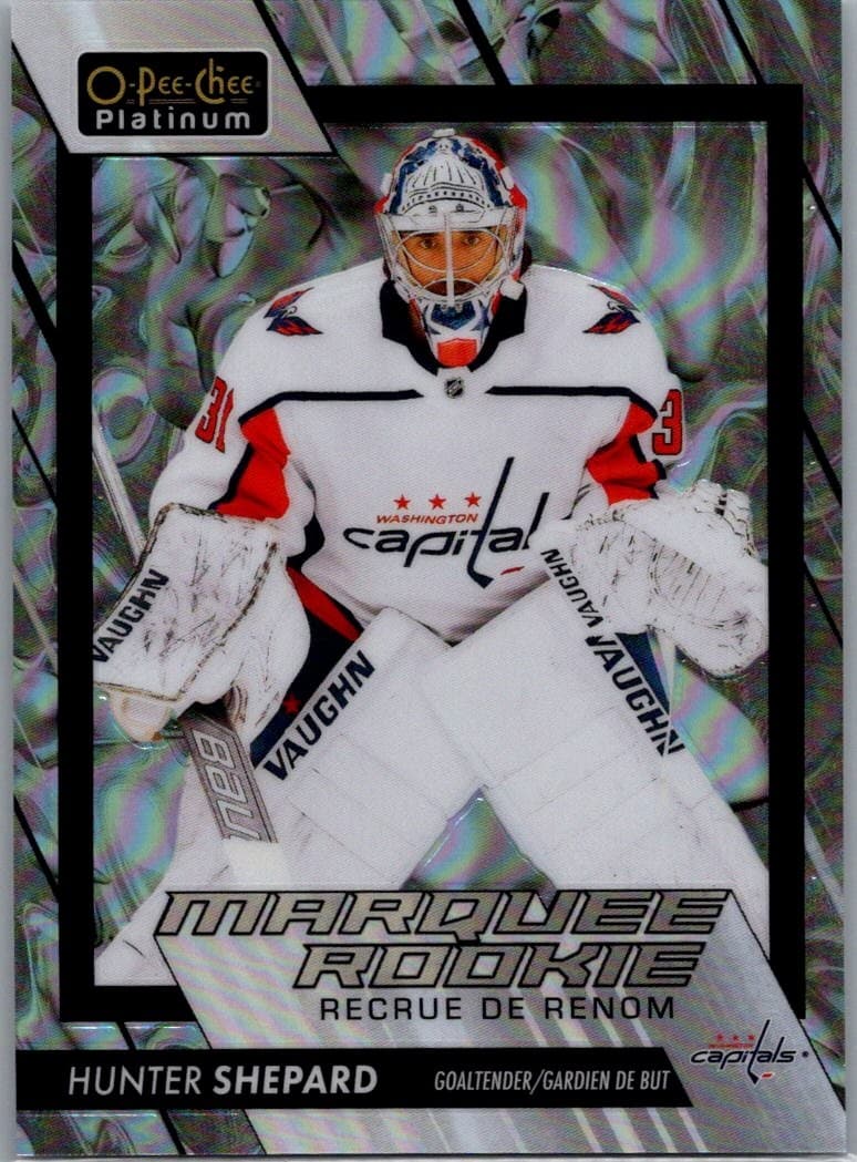 2023-24 O-Pee-Chee Platinum #258 Hunter Shepard Liquid Metal #/399