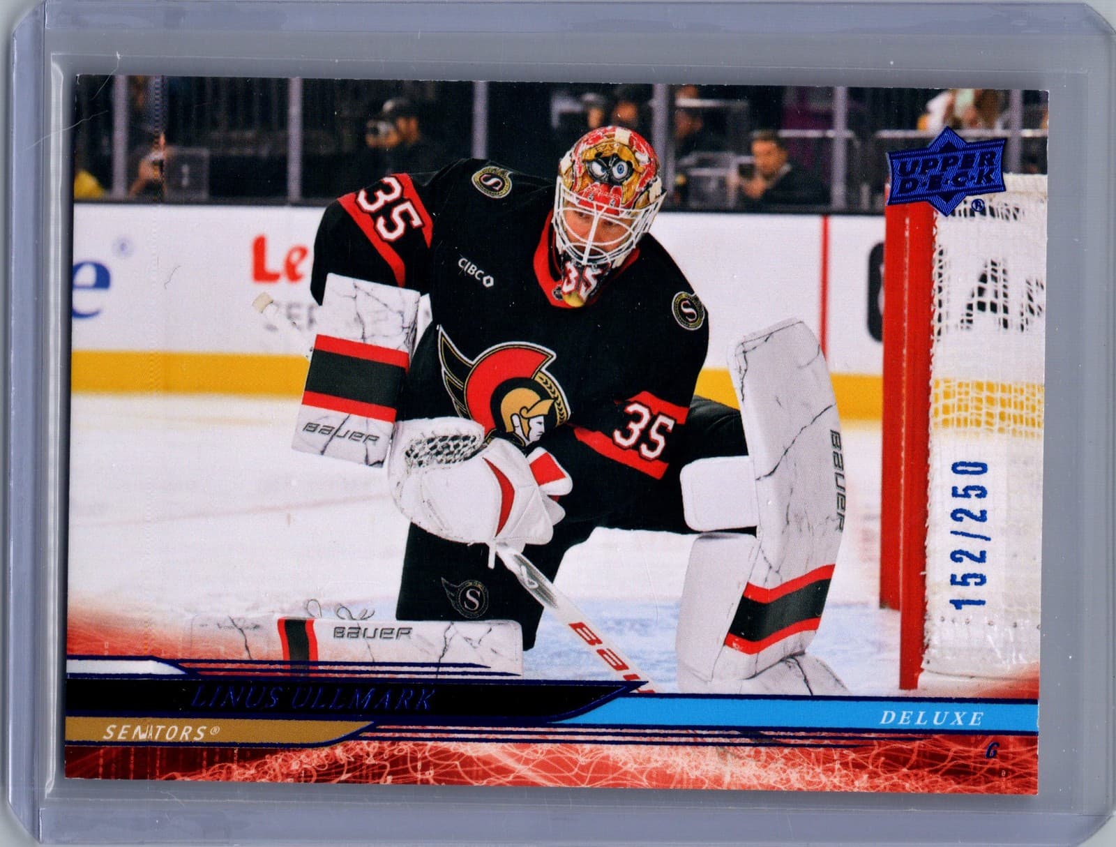 2024-25 Upper Deck #593 Linus Ullmark Deluxe #/250