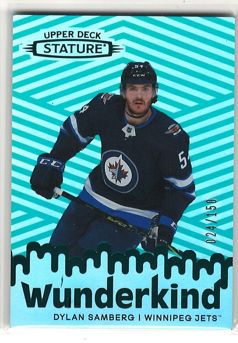 2022-23 Upper Deck Stature #W-27 Dylan Samberg Wunderkind Green /150