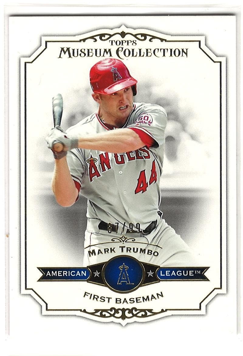 2012 Topps Museum Collection #43 Mark Trumbo Blue /99