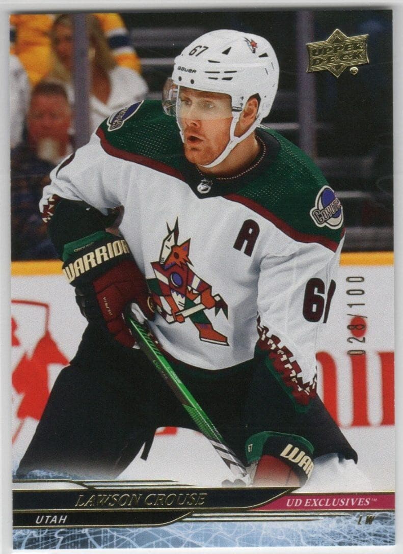 2024-25 Upper Deck #12 Lawson Crouse UD Exclusives #/100