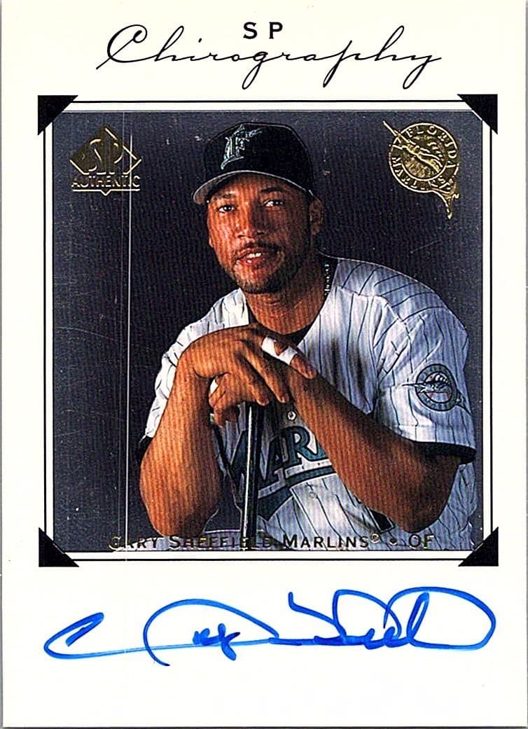 1998 SP Authentic #GS Gary Sheffield Chirography
