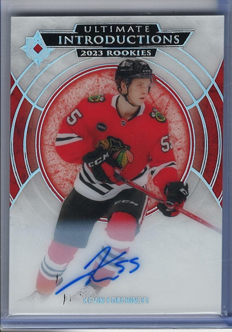 2023-24 Ultimate Collection Kevin Korchinski Ultimate Introductions Autographs