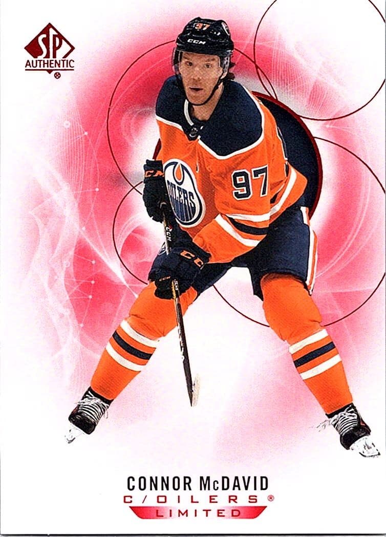 2020-21 SP Authentic #90 Connor McDavid Limited Red