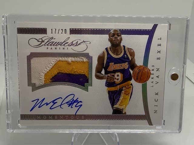 2014-15 Flawless Nick Van Exel Momentous Autographed Memorabilia /20