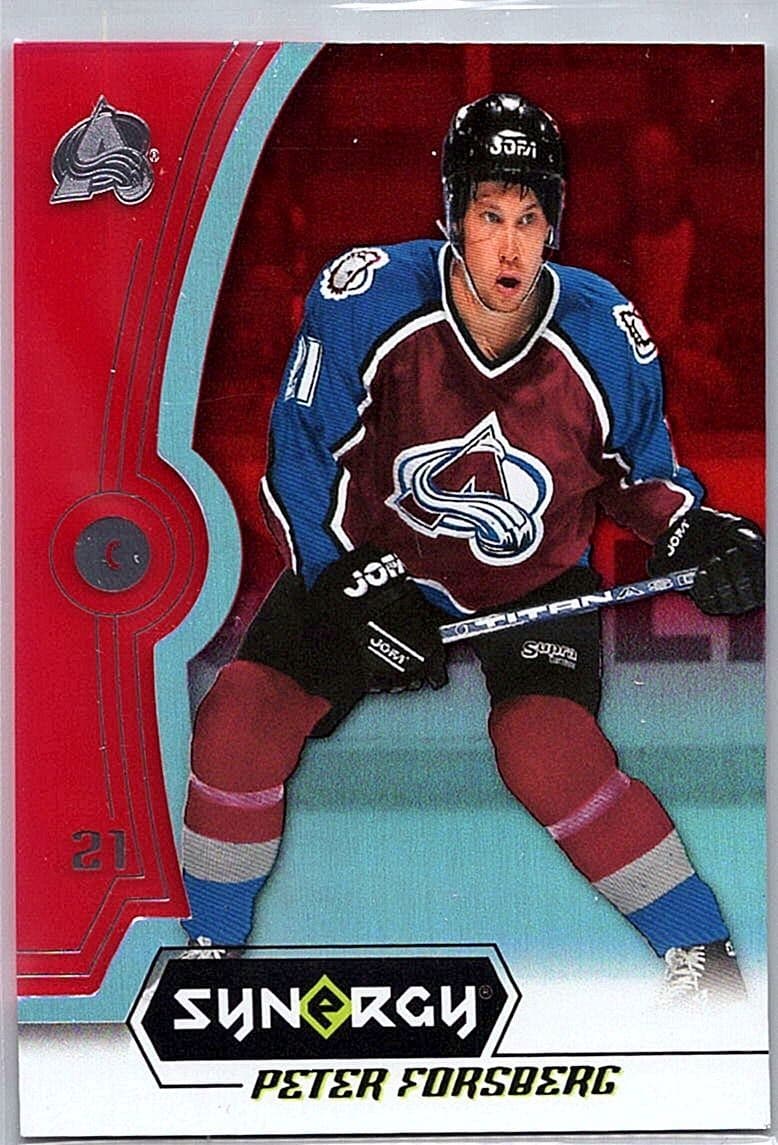 2018-19 Upper Deck Synergy #38 Peter Forsberg Red Bounty