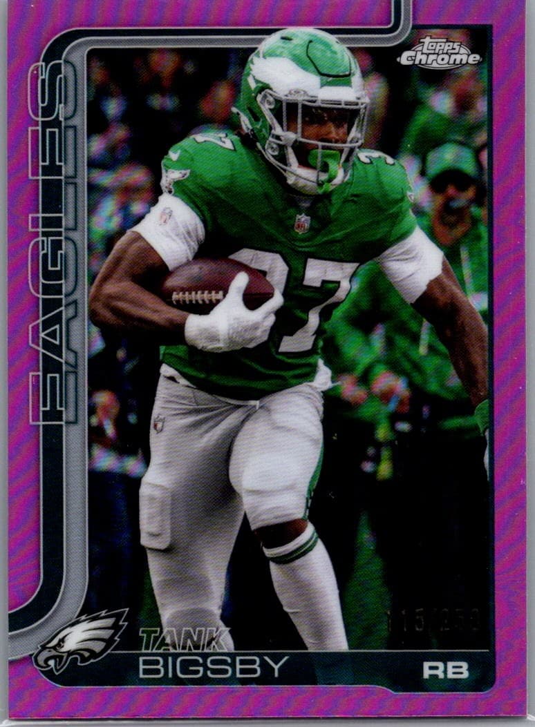 2025 Topps Chrome Tank Bigsby Pink Refractor /250