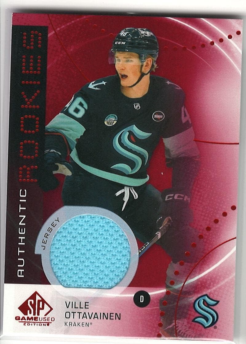 2025-26 SP Game Used #AR-OT Ville Ottavainen Red Jersey