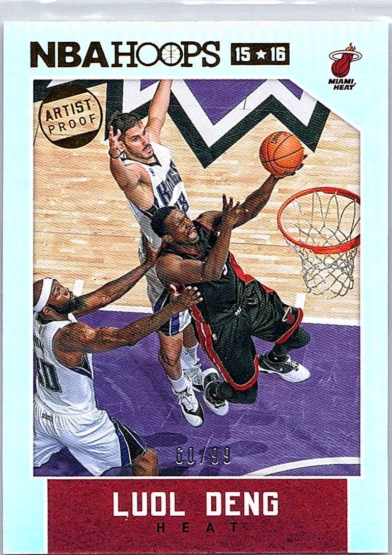 2015-16 Hoops #54 Luol Deng Artist Proof #/99