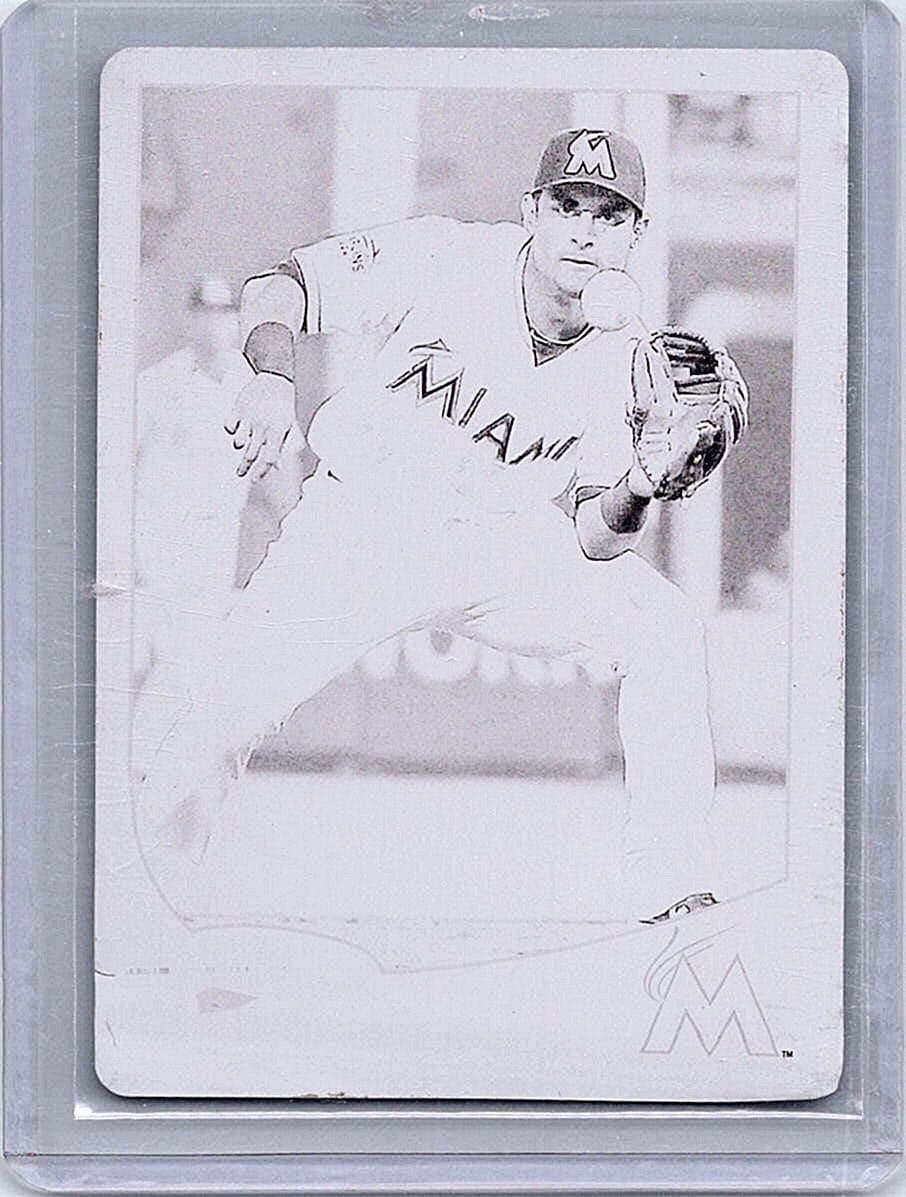 2013 Topps #543 Donovan Solano Printing Plates Black #/1