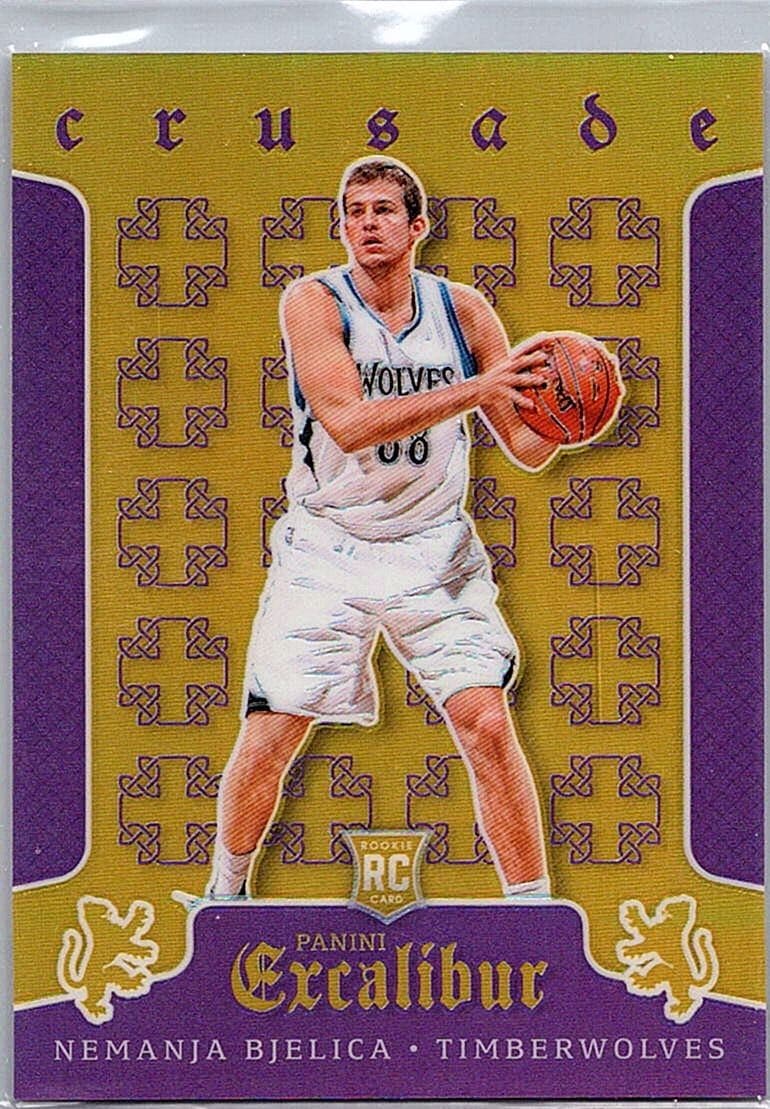 2015-16 Panini Excalibur #1 Nemanja Bjelica Crusade Purple #/60