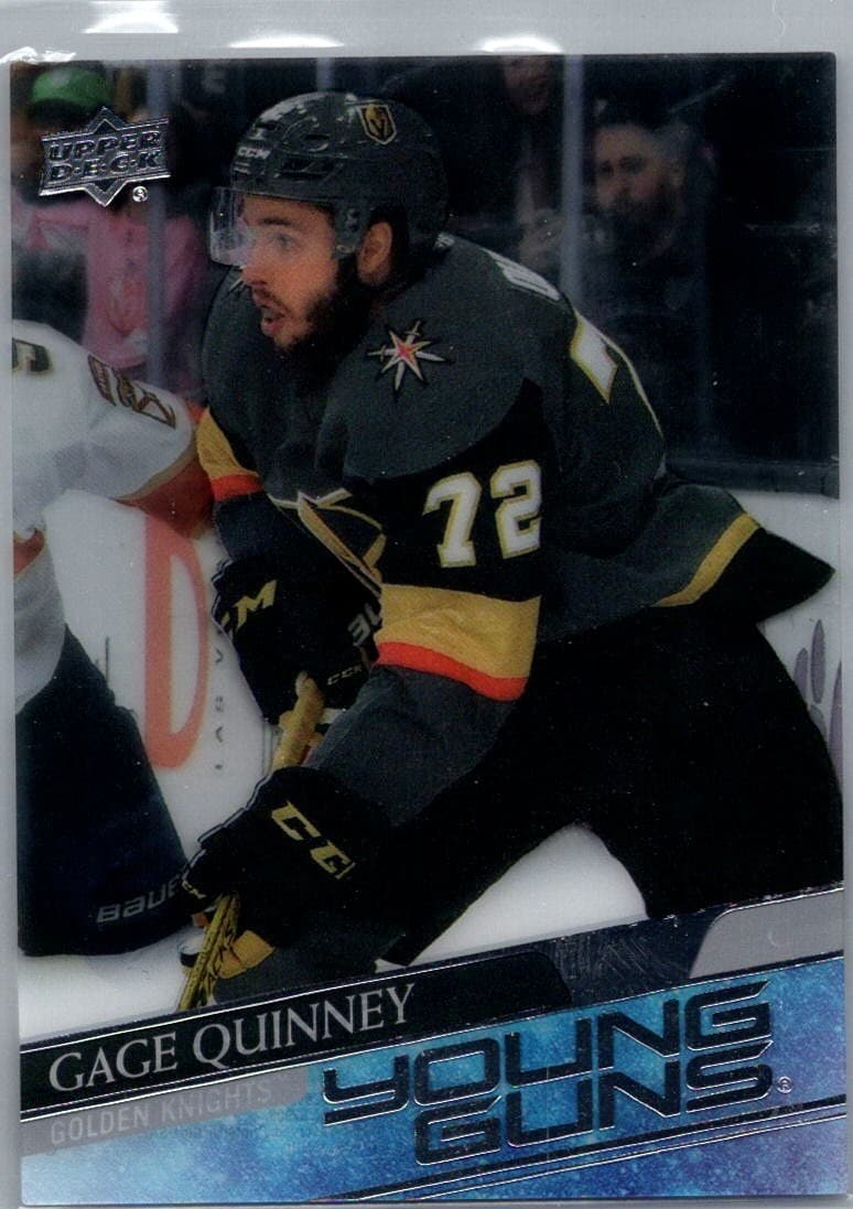 2020-21 Upper Deck #454 Gage Quinney Clear Cut