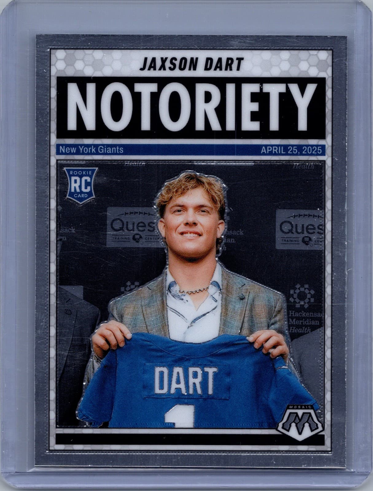 2025 Panini Mosaic #11 Jaxson Dart Notoriety