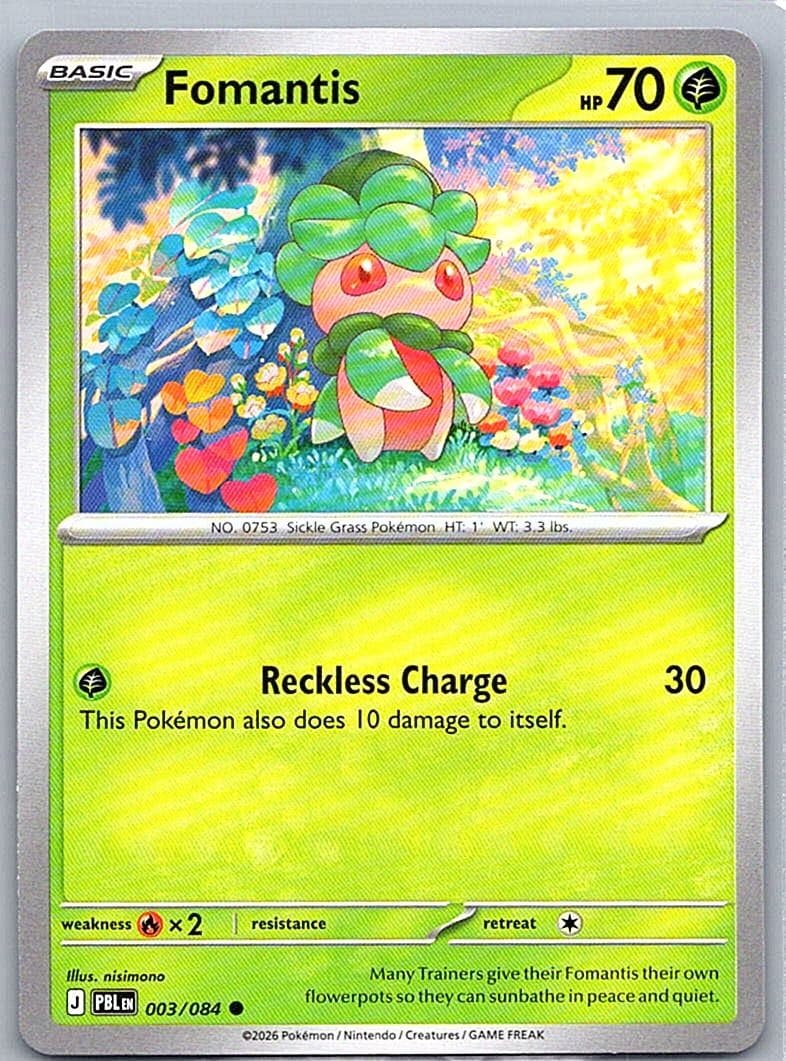 ME05: Pitch Black #003/084 Fomantis