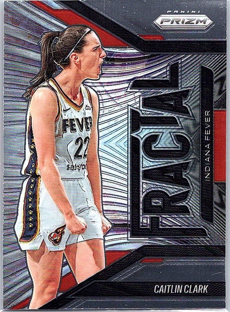 2025 Panini Prizm WNBA #4 Caitlin Clark Fractal