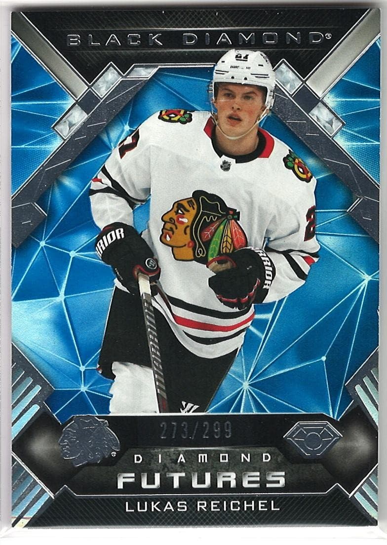 2022-23 Upper Deck Black Diamond #BDF-LR Lukas Reichel Diamond Futures /299