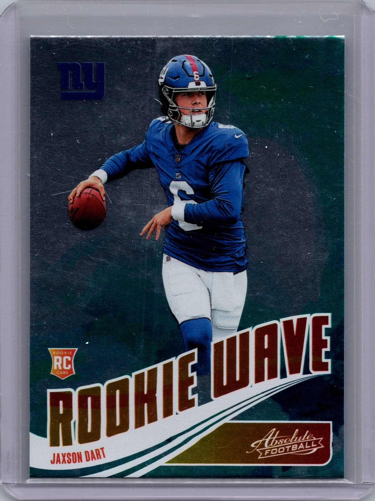 2025 Panini Absolute #RW-JDT Jaxson Dart Rookie Wave