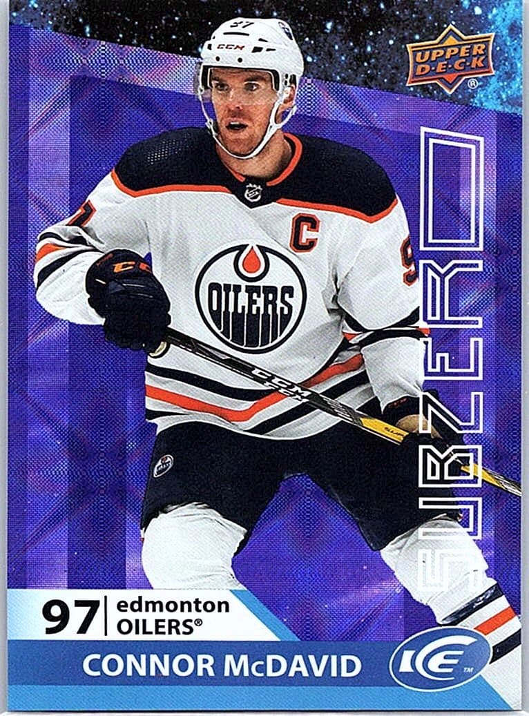 2021-22 Upper Deck Ice #SZ-6 Connor McDavid Sub Zero