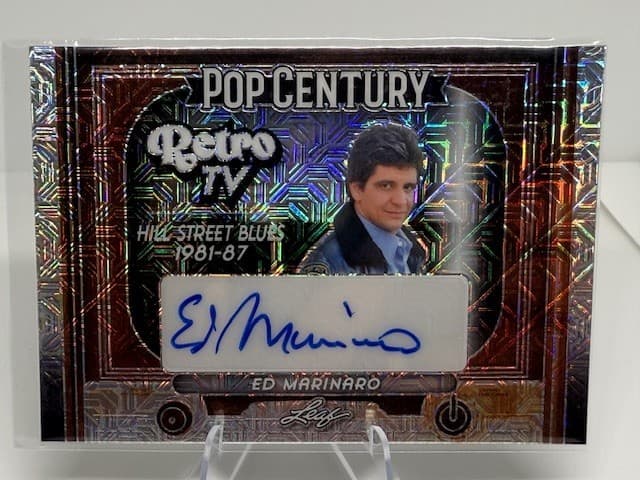 2024 POP CENTURY RETRO TV AUTO ED MARINARO 1/1 AUTOGRAPH "HILL STREET BLUES"