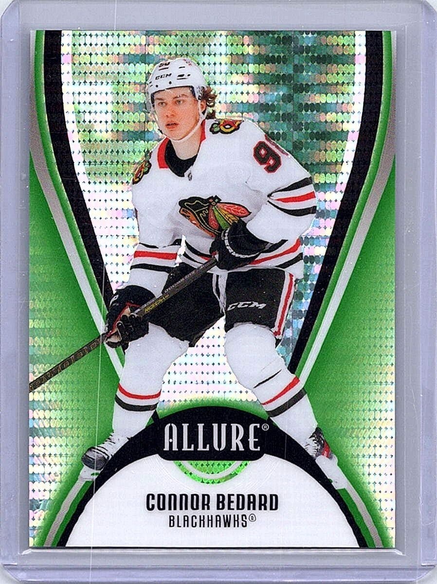 2025-26 Upper Deck Allure #98 Connor Bedard Green Quartz /99