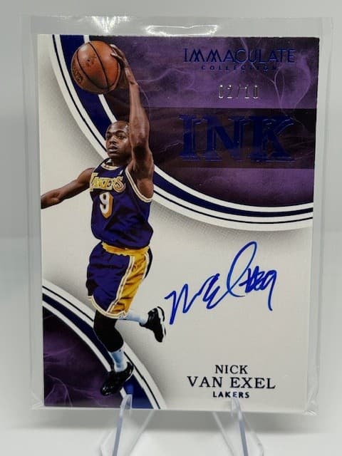 2015-16 Immaculate Collection #IK-NVA Nick Van Exel Ink Autographs Blue /10