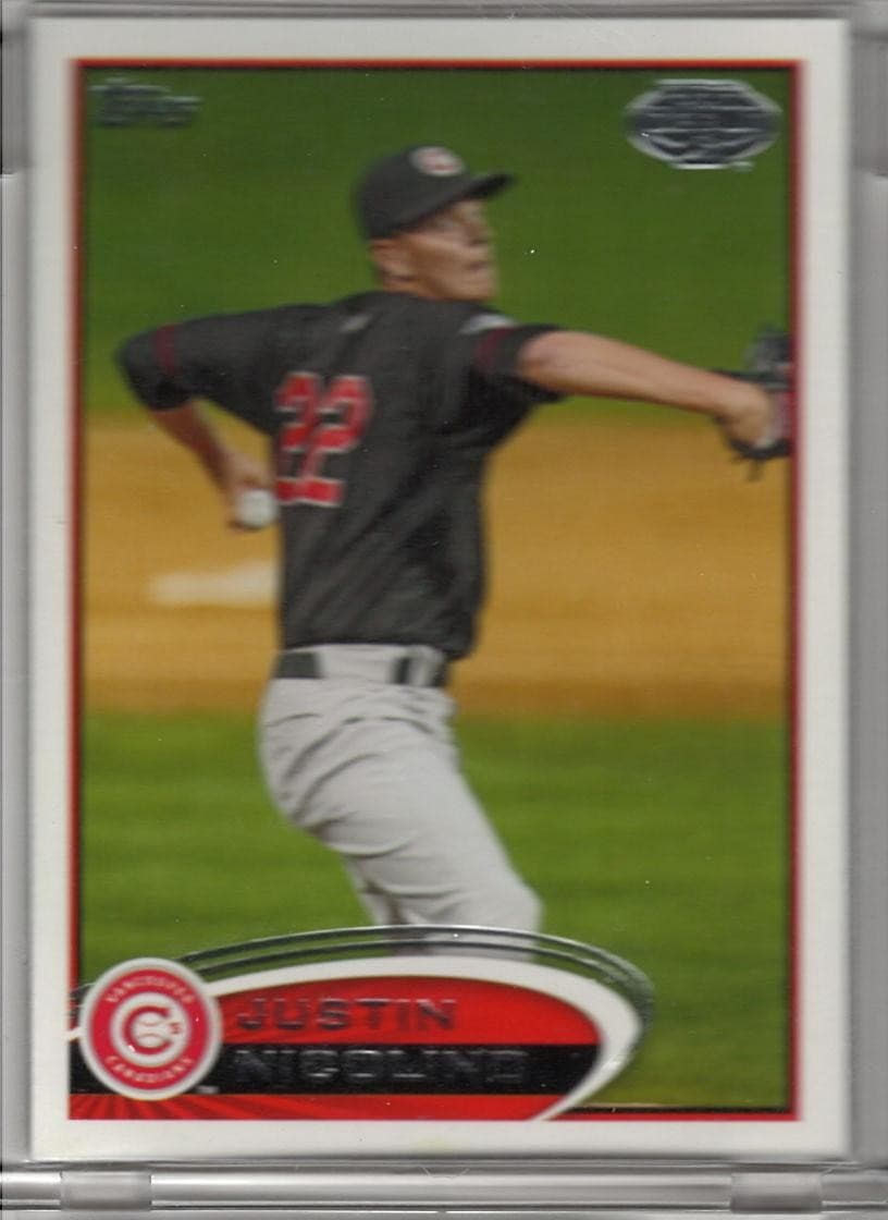 2012 Topps Vault Pro Debut #137 Justin Nicolino Blank Back 1/1 True 1 of 1