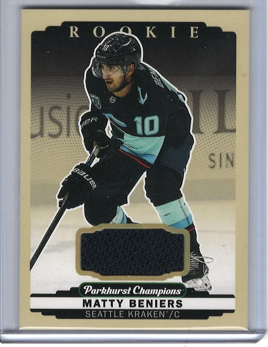 2022-23 Parkhurst Champions #323 Matty Beniers Memorabilia Jersey