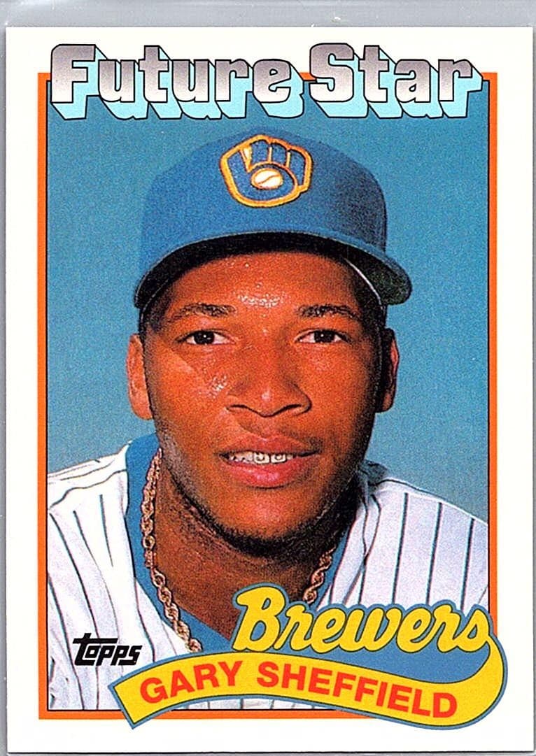 1989 Topps Tiffany #343 Gary Sheffield RC Collector's Edition