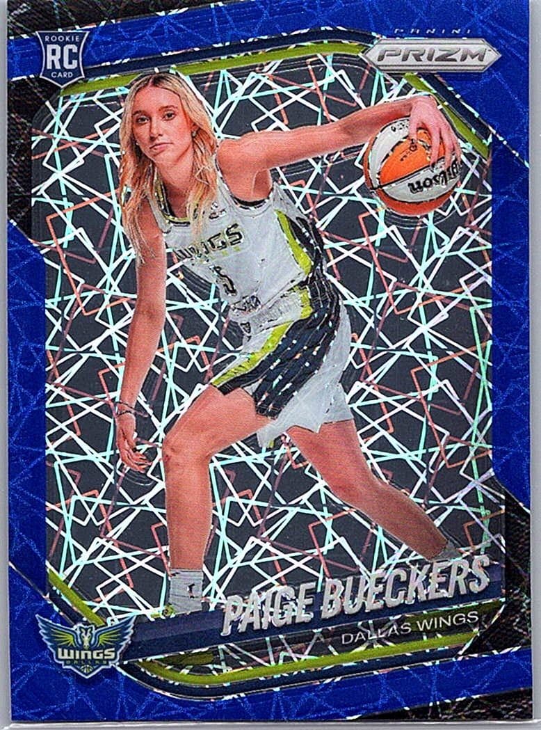 2025 Panini Prizm WNBA #147 Paige Bueckers Blue Velocity Prizms