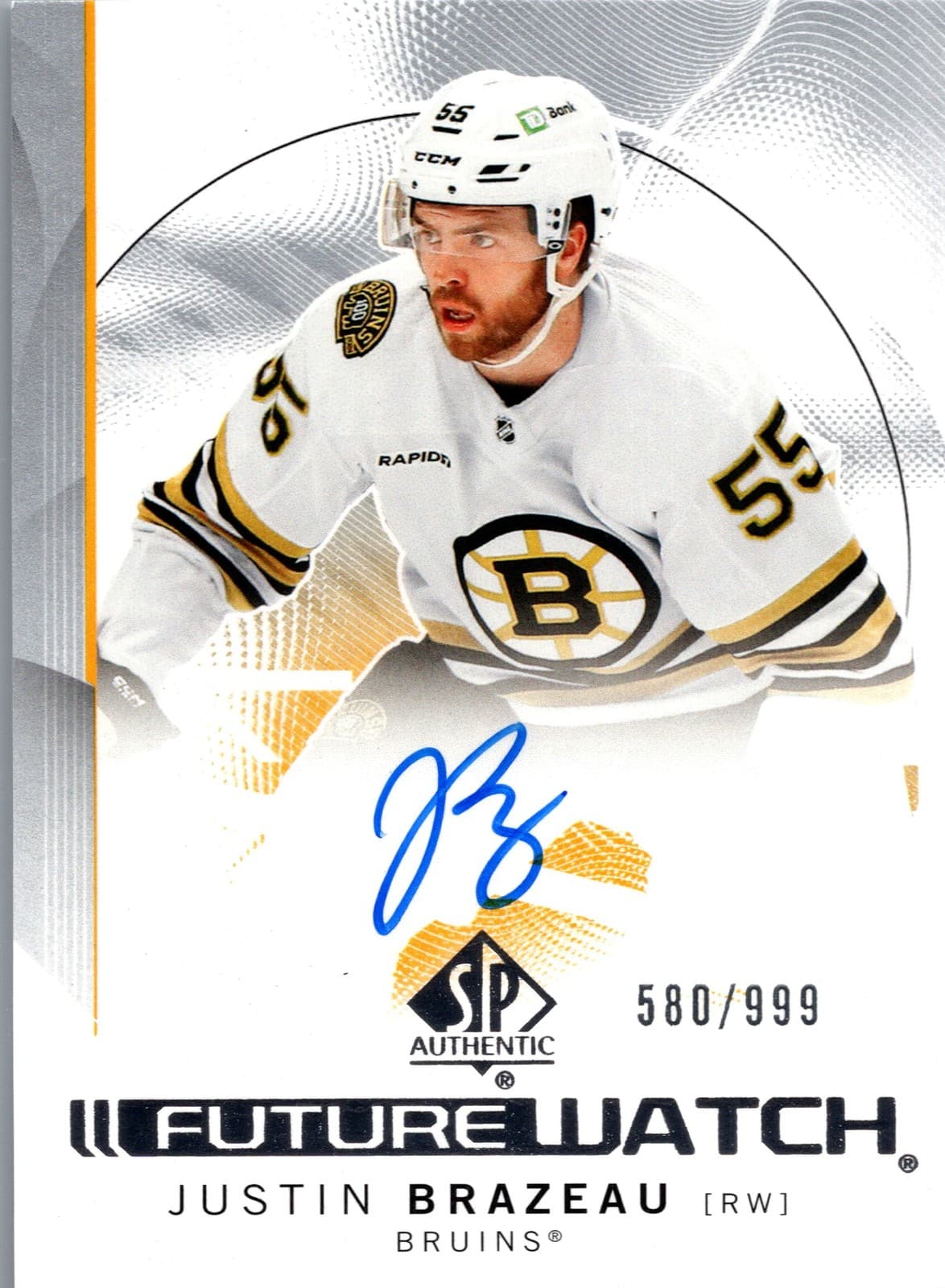 2024-25 SP Authentic #129 Justin Brazeau #/999