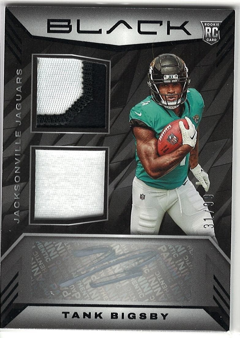 2023 Panini Black Tank Bigsby RC RPA Silver Ink Auto Materials /99