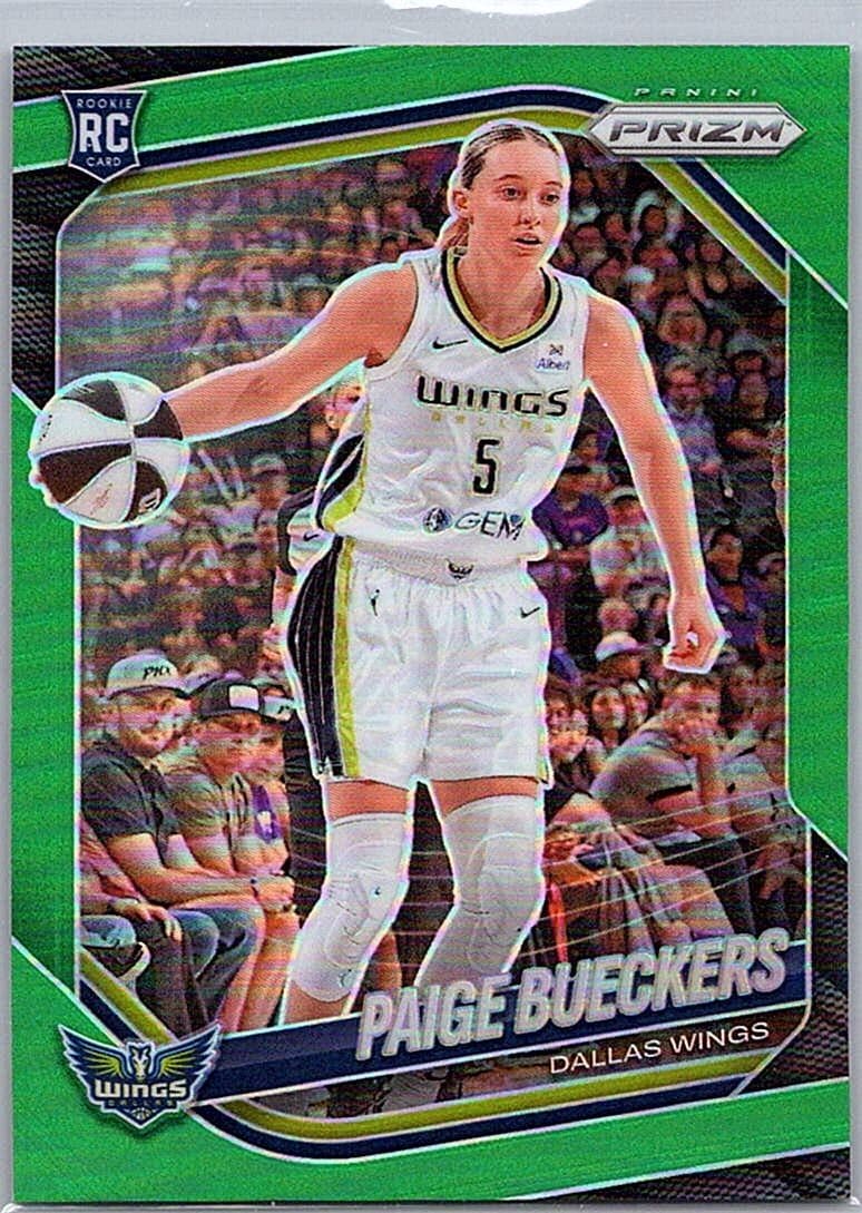 2025 Panini Prizm WNBA #5 Paige Bueckers Green Prizms