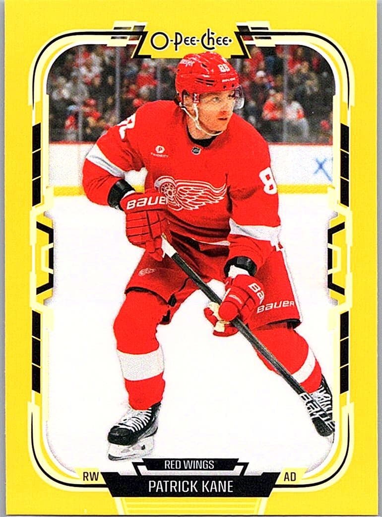 2025-26 O-Pee-Chee #111 Patrick Kane Yellow Border