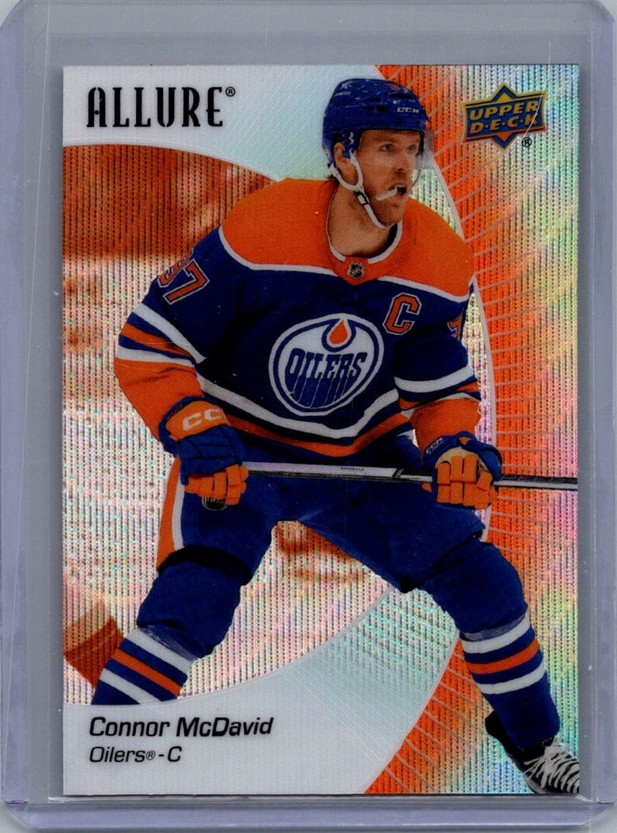 2023-24 Upper Deck Allure #68 Connor McDavid Orange Slice