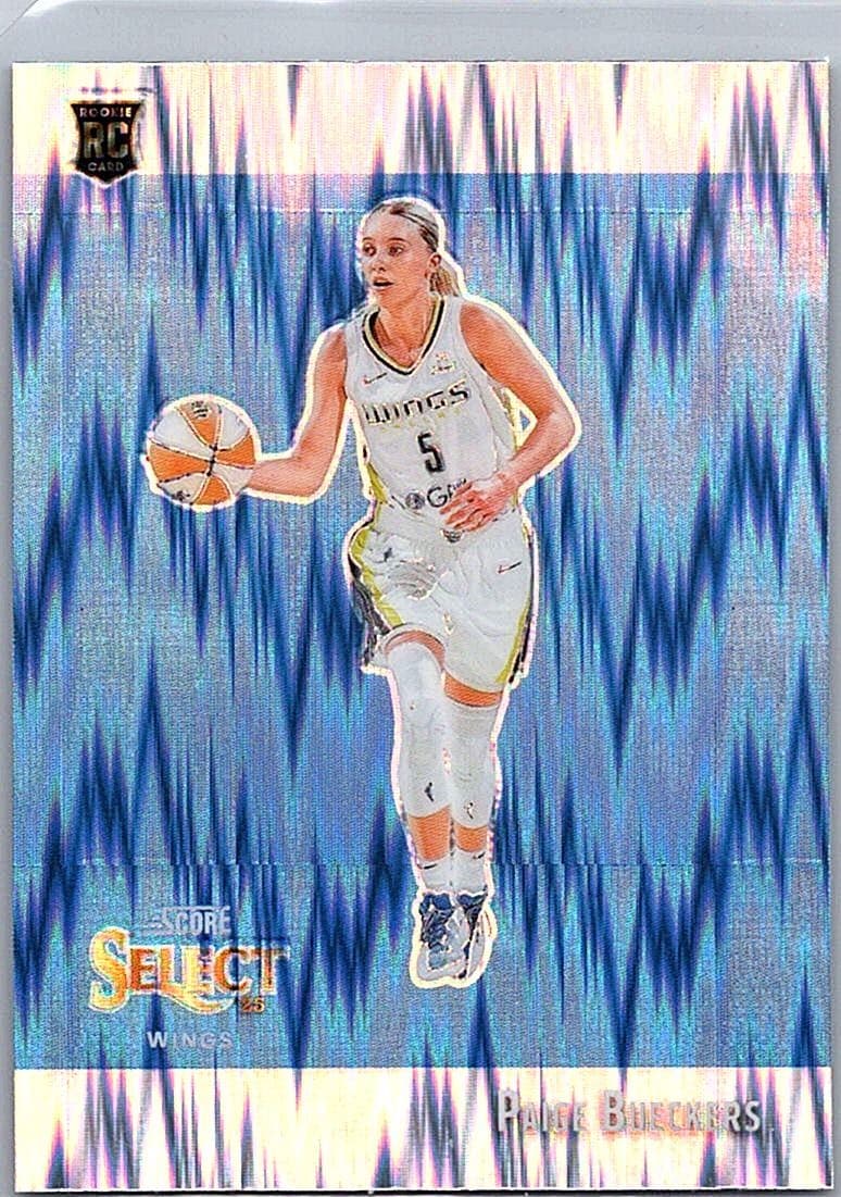 2025 Panini Select WNBA #18 Paige Bueckers Score Select Throwback Flash