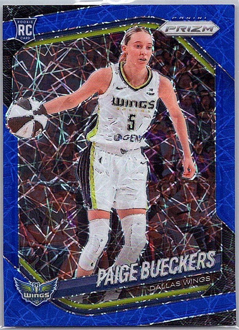 2025 Panini Prizm WNBA #5 Paige Bueckers Blue Velocity Prizms