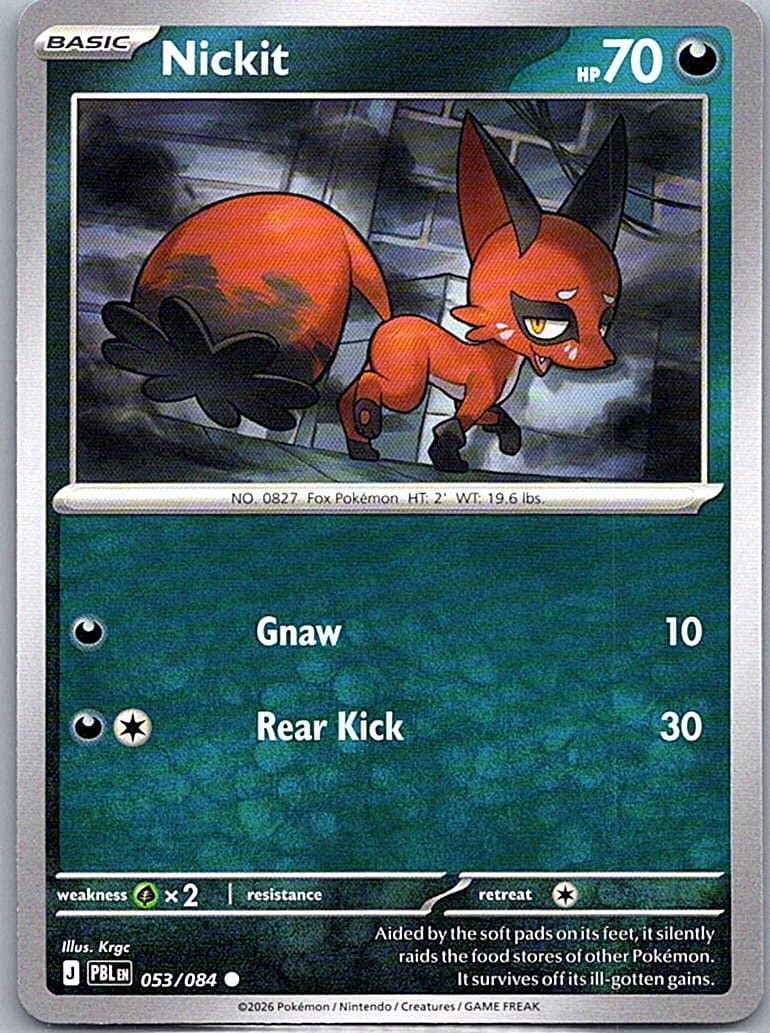 ME05: Pitch Black #053/084 Nickit