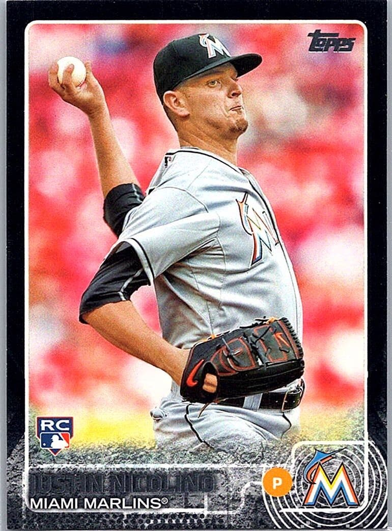2015 Topps Update #US85 Justin Nicolino Black #/64