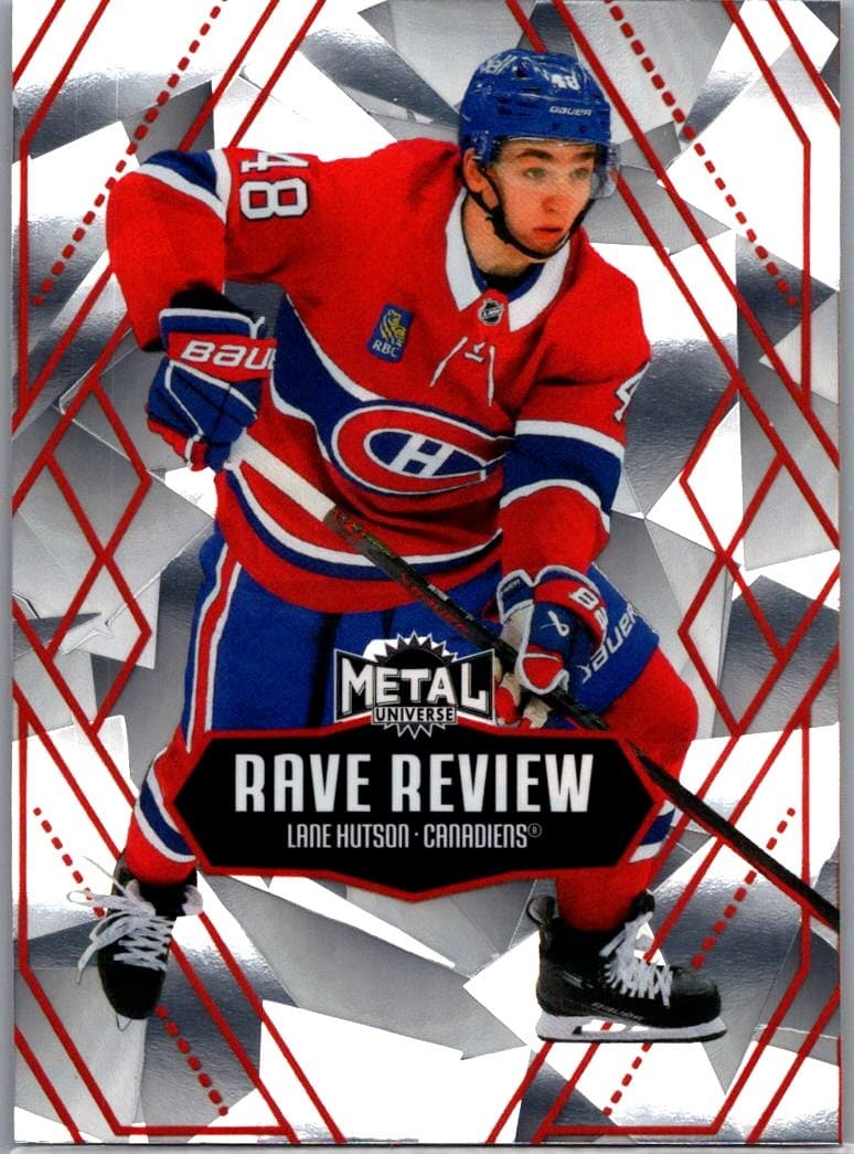 2025-26 SkyBox Metal Universe #RR-21 Lane Hutson Rave Review