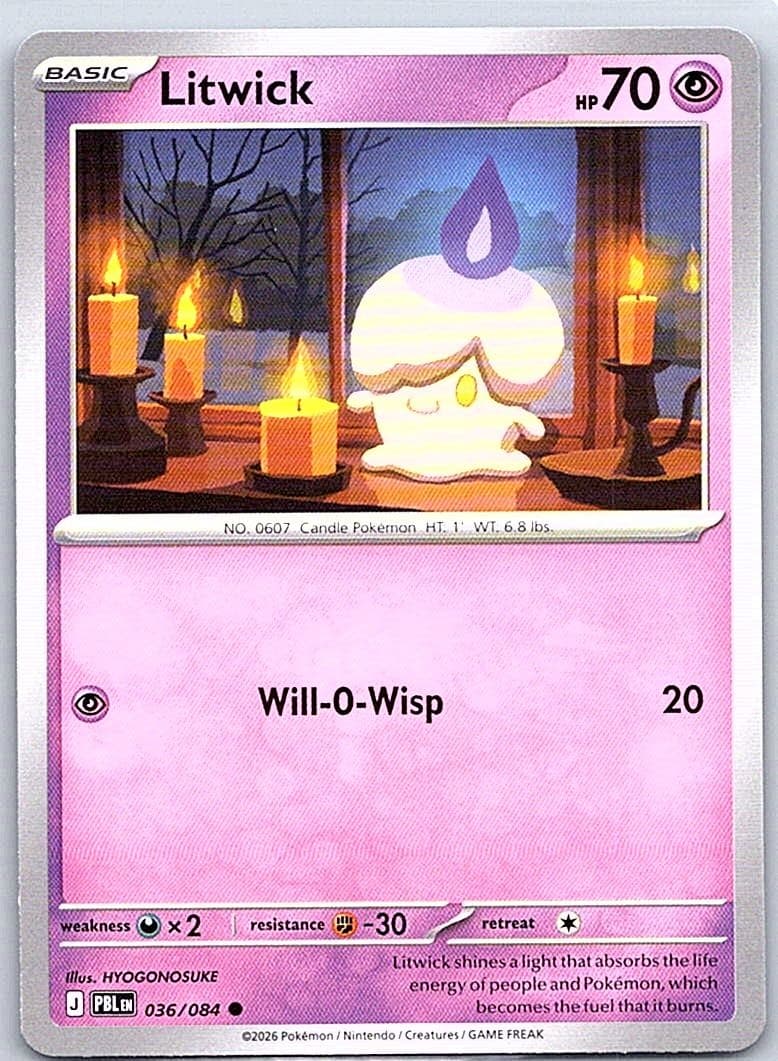 ME05: Pitch Black #036/084 Litwick