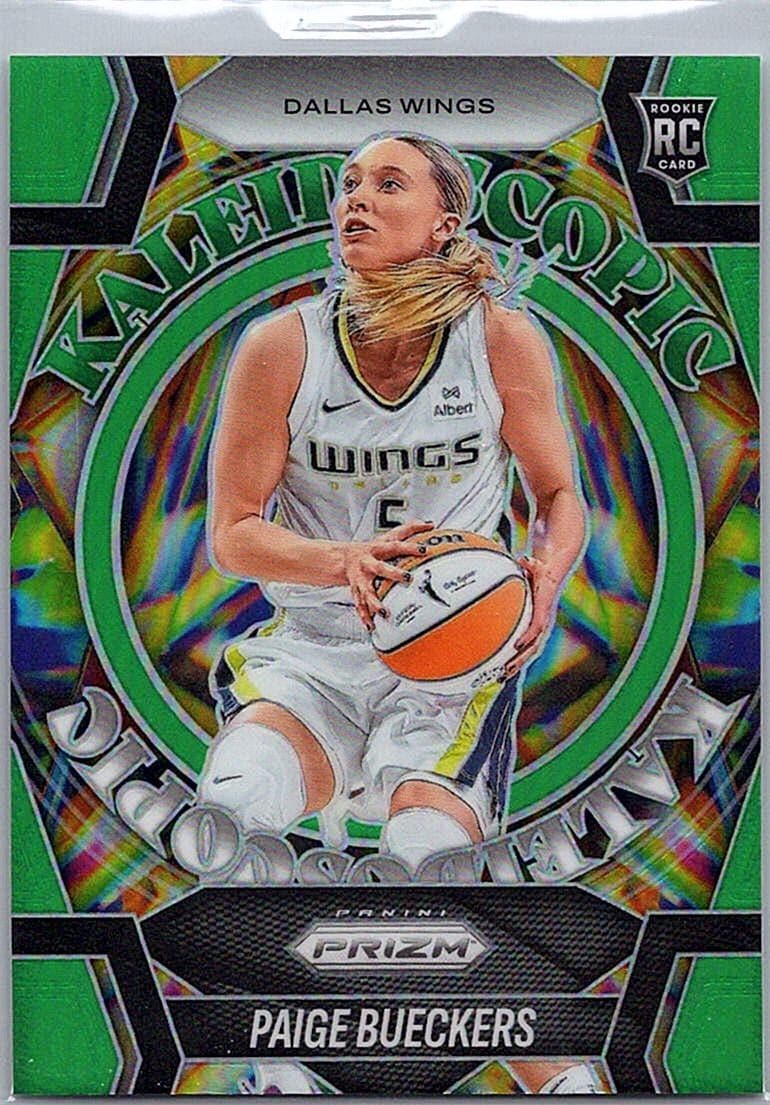 2025 Panini Prizm WNBA #14 Paige Bueckers Kaleidoscopic Green Prizm