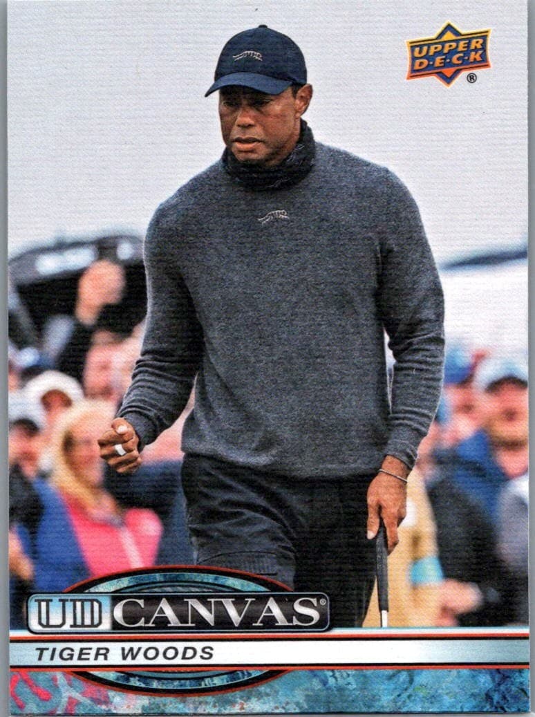 2026 Upper Deck #C-45 Tiger Woods UD Canvas