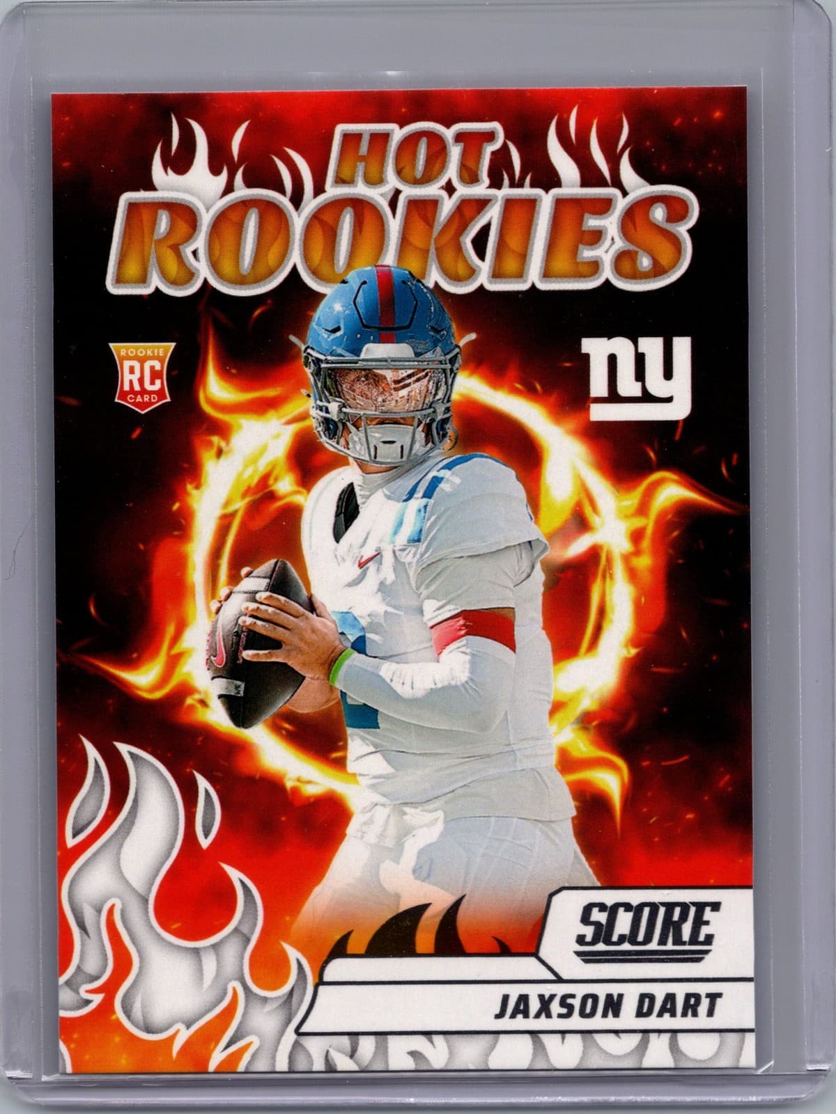 2025 Score #6 Jaxson Dart Hot Rookies