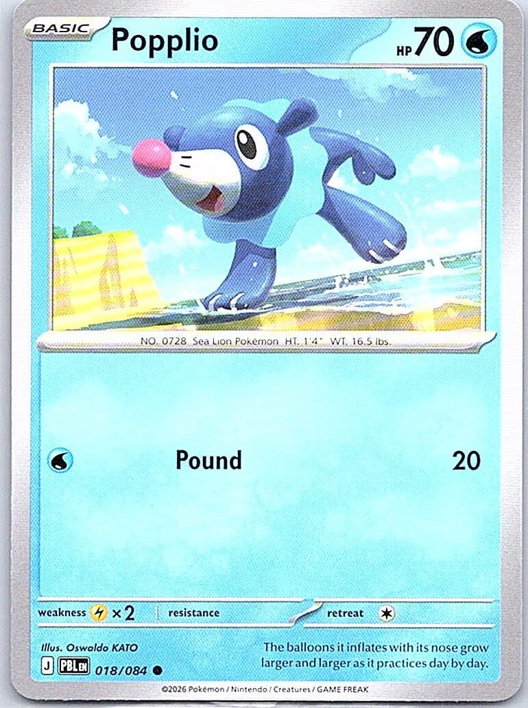 ME05: Pitch Black #018/084 Popplio
