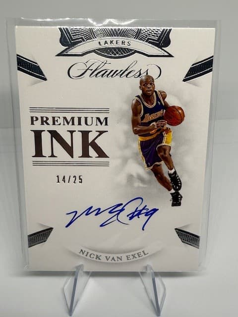 2019-20 Panini Flawless #PI-NVE Nick Van Exel Auto Premium Ink /25