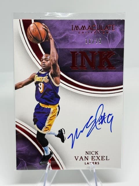 2015-16 Immaculate Collection #IK-NVA Nick Van Exel Ink Autographs Red /25