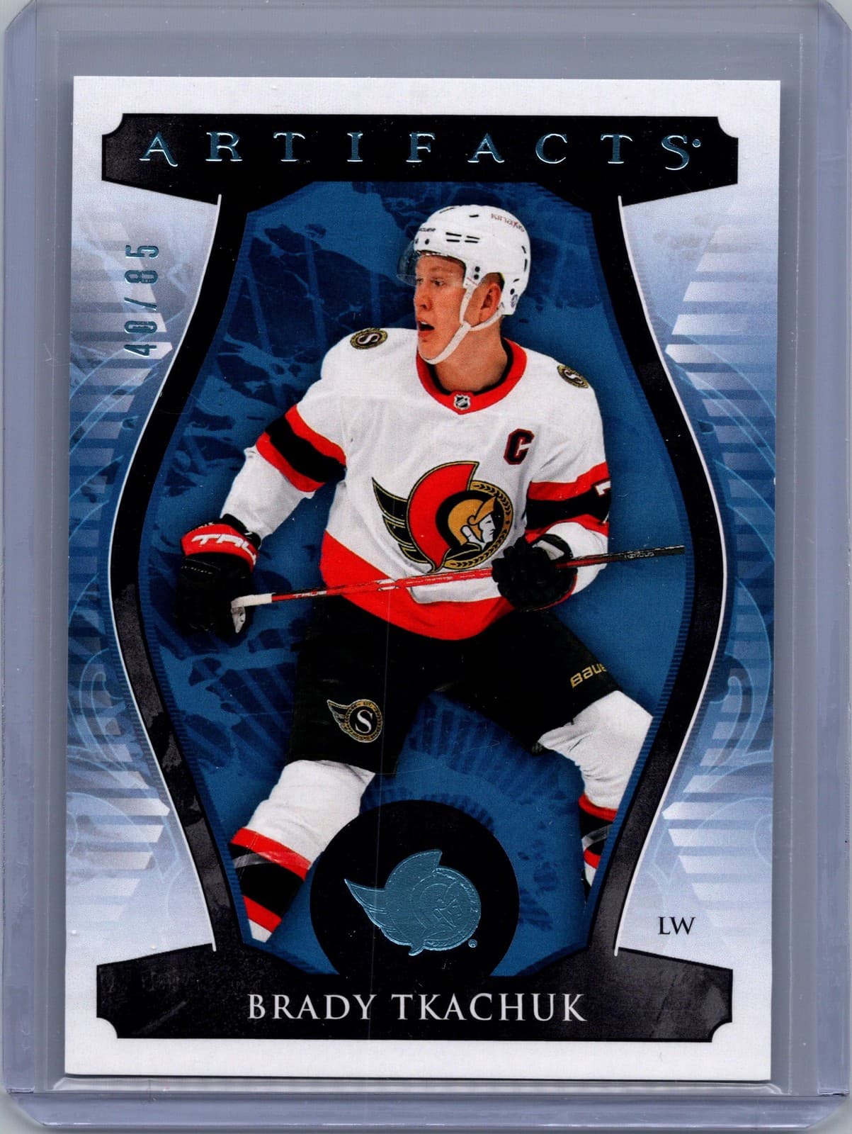 2023-24 Upper Deck Artifacts #15 Brady Tkachuk Polychrome #/65